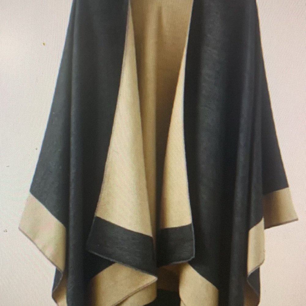 Pretty cape casual cover up loose fit - Picture 2 of 7
